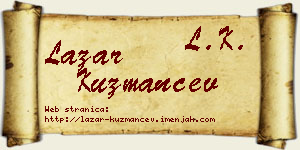 Lazar Kuzmančev vizit kartica